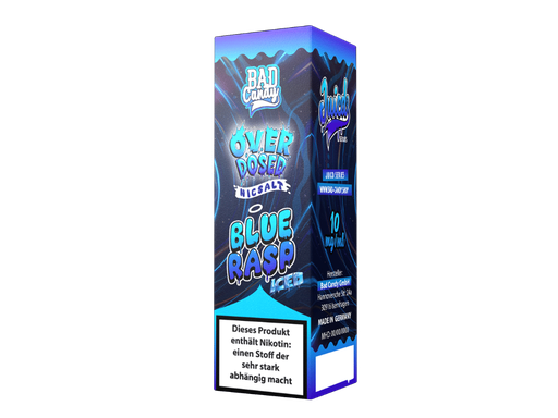 [BCNSL10JBR-10] Bad Candy Liquids - Juicd - Overdosed Blue Rasp - Nikotinsalz Liquid 10 mg/ml