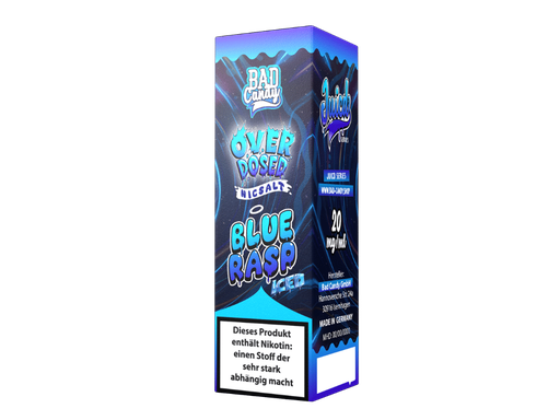 [BCNSL10JBR-20] Bad Candy Liquids - Juicd - Overdosed Blue Rasp - Nikotinsalz Liquid 20 mg/ml