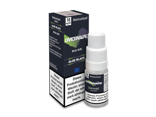 [OPNSL10AB-10] Overvape - Aloe Black - Nikotinsalz Liquid 10 mg/ml