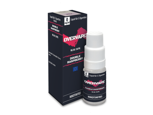 [OPNSL10DR-0] Overvape - Double Raspberry - Nikotinsalz Liquid 0 mg/ml