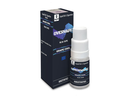 [OPNSL10GC-0] Overvape - Grape Cool - Nikotinsalz Liquid 0 mg/ml