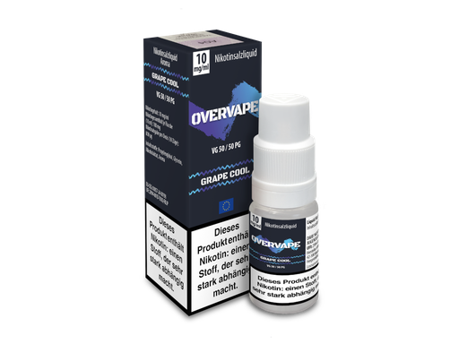 [OPNSL10GC-10-K] Overvape - Grape Cool - Nikotinsalz Liquid 10 mg/ml 560er Packung