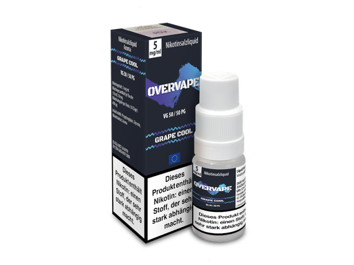 [OPNSL10GC-5] Overvape - Grape Cool - Nikotinsalz Liquid 5 mg/ml