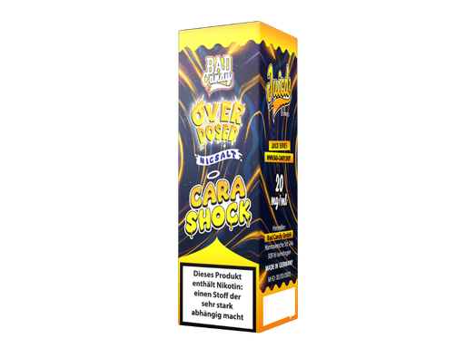 [BCNSL10JCS-20] Bad Candy Liquids - Juicd - Overdosed Cara Shock - Nikotinsalz Liquid 20 mg/ml