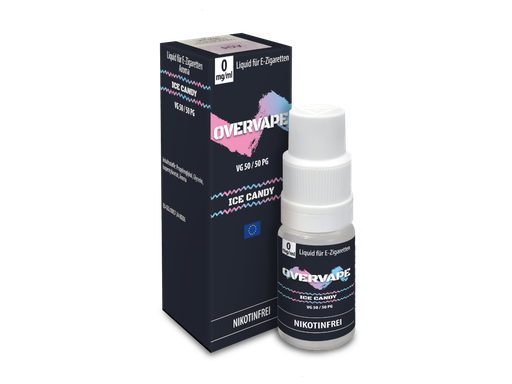 [OPNSL10IC-0] Overvape - Ice Candy - Nikotinsalz Liquid 0 mg/ml