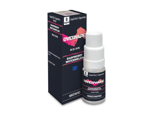 [OPNSL10RW-0-H] Overvape - Raspberry Watermelon - Nikotinsalz Liquid 0 mg/ml 5er Packung