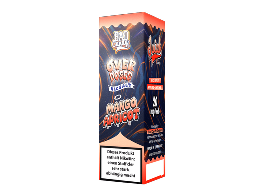 [BCNSL10JMA-20] Bad Candy Liquids - Juicd - Overdosed Mango Apricot - Nikotinsalz Liquid 20 mg/ml