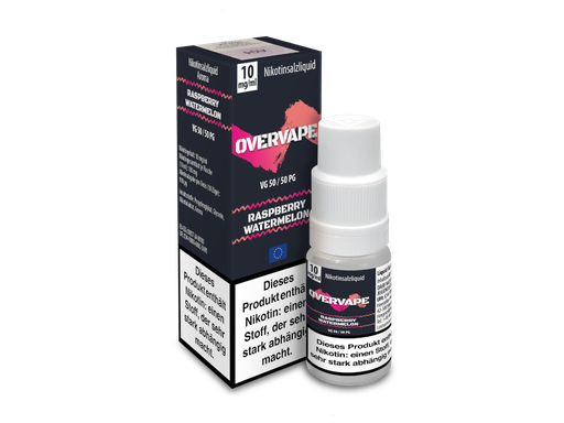 [OPNSL10RW-10] Overvape - Raspberry Watermelon - Nikotinsalz Liquid 10 mg/ml