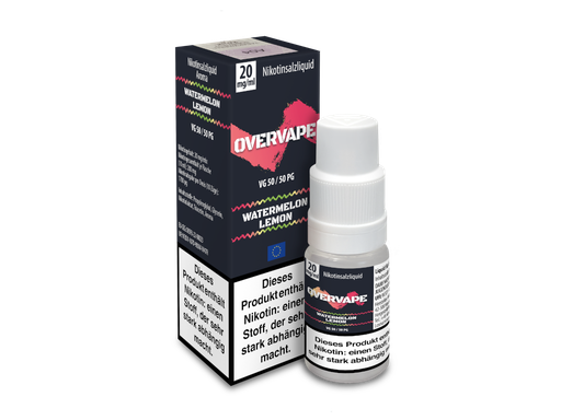 [OPNSL10WL-20-H] Overvape - Watermelon Lemon - Nikotinsalz Liquid 20 mg/ml 5er Packung