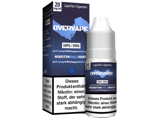 [OPS10NKS-20] Overvape - Nikotinsalz Shot 50PG/50VG 20 mg/ml