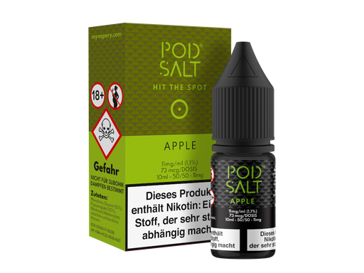 [PTNSL10AP-11-K] Pod Salt - Apple - Nikotinsalz Liquid 11 mg/ml 100er Packung