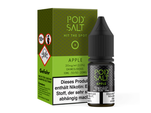 [PTNSL10AP-20] Pod Salt - Apple - Nikotinsalz Liquid 20 mg/ml