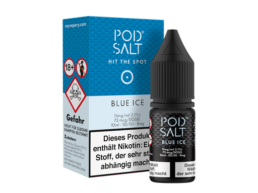 [PTNSL10BI-11] Pod Salt - Blue Ice - Nikotinsalz Liquid 11 mg/ml