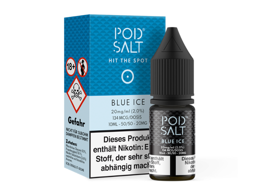 [PTNSL10BI-20-H] Pod Salt - Blue Ice - Nikotinsalz Liquid 20 mg/ml 5er Packung