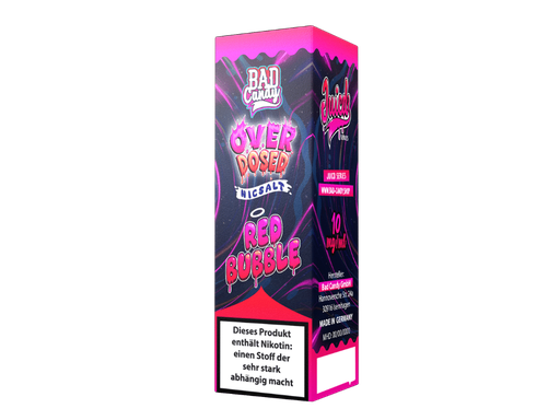 [BCNSL10JRB-10-H] Bad Candy Liquids - Juicd - Overdosed Red Bubble - Nikotinsalz Liquid 10 mg/ml 10er Packung