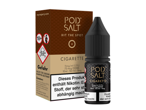 [PTNSL10CG-11-K] Pod Salt - Cigarette - Nikotinsalz Liquid 11 mg/ml 100er Packung