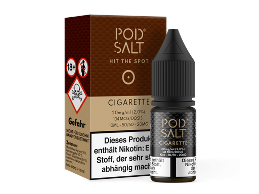 [PTNSL10CG-20-H] Pod Salt - Cigarette - Nikotinsalz Liquid 20 mg/ml 5er Packung