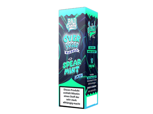 [BCNSL10JSM-10-H] Bad Candy Liquids - Juicd - Overdosed Spearmint - Nikotinsalz Liquid 10 mg/ml 10er Packung