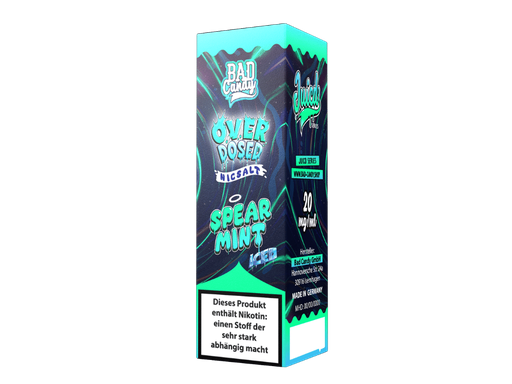 [BCNSL10JSM-20] Bad Candy Liquids - Juicd - Overdosed Spearmint - Nikotinsalz Liquid 20 mg/ml
