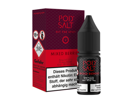 [PTNSL10MB-11] Pod Salt - Mixed Berries - Nikotinsalz Liquid 11 mg/ml