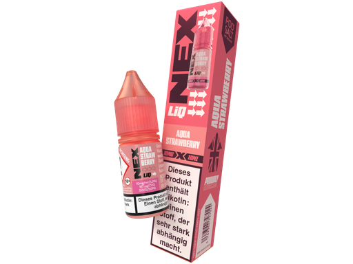 [PTNSL10NAS-10] Pod Salt - NexLiq - Aqua Strawberry - Nikotinsalz Liquid 10 mg/ml