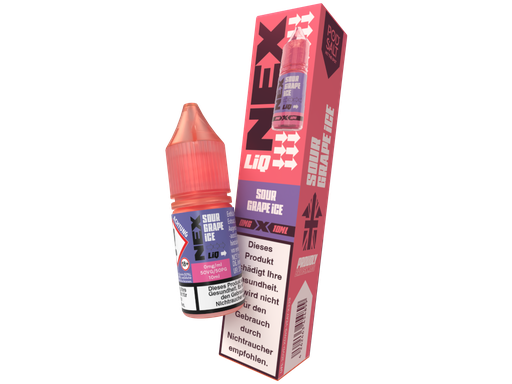 [PTNSL10NSI-0-K] Pod Salt - NexLiq - Sour Grape Ice - Nikotinsalz Liquid 0 mg/ml 200er Packung