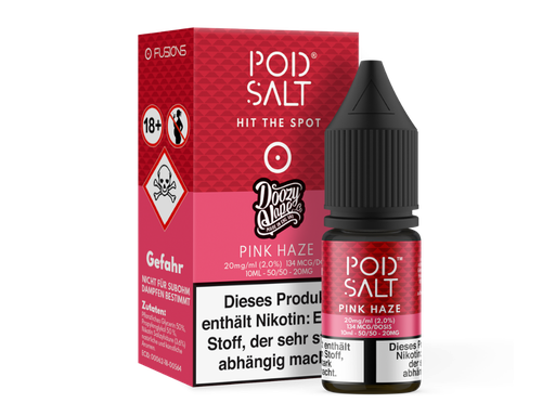 [PTNSL10PH-20-H] Pod Salt Fusion - Pink Haze - Nikotinsalz Liquid 20 mg/ml 5er Packung