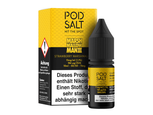 [PTNSL10SM-11-K] Pod Salt Fusion - Marshmallow Man 3 - Nikotinsalz Liquid 11 mg/ml 100er Packung
