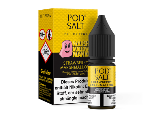 [PTNSL10SM-20] Pod Salt Fusion - Marshmallow Man 3 - Nikotinsalz Liquid 20 mg/ml