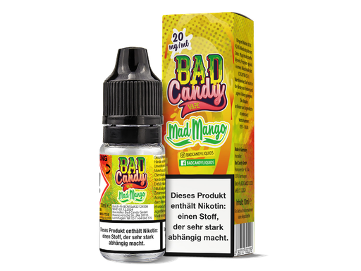 [BCNSL10MM-20-H] Bad Candy Liquids - Mad Mango - Nikotinsalz Liquid 20 mg/ml 10er Packung