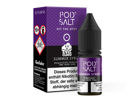 [PTNSL10SS-20-H] Pod Salt Fusion - Summer Syrup - Nikotinsalz Liquid 20 mg/ml 5er Packung