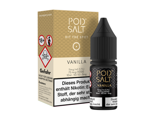 [PTNSL10VA-11] Pod Salt - Vanilla - Nikotinsalz Liquid 11 mg/ml