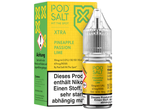 [PTNSL10XPP-10] Pod Salt X - Pineapple Passion Lime - Nikotinsalz Liquid 10 mg/ml