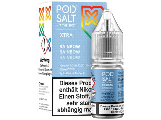 [PTNSL10XRB-10] Pod Salt X - Rainbow - Nikotinsalz Liquid 10 mg/ml