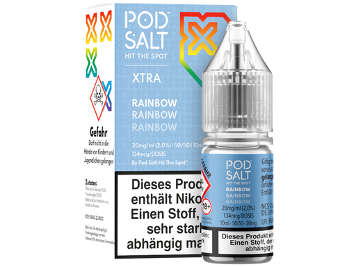 [PTNSL10XRB-20] Pod Salt X - Rainbow - Nikotinsalz Liquid 20 mg/ml