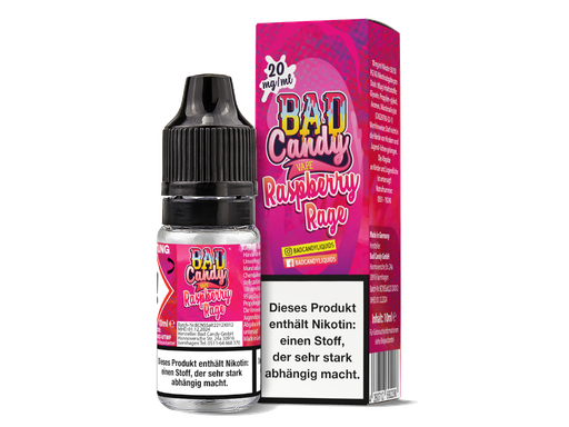 [BCNSL10RR-20] Bad Candy Liquids - Raspberry Rage - Nikotinsalz Liquid 20 mg/ml