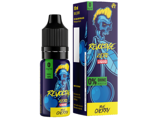 [REEL10BC-0-H] Revoltage - Blue Cherry - Hybrid Nikotinsalz Liquid 0 mg/ml 15er Packung