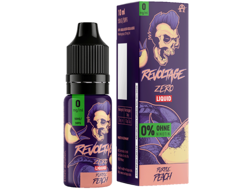 [REEL10PP-0] Revoltage - Purple Peach - Hybrid Nikotinsalz Liquid 0 mg/ml