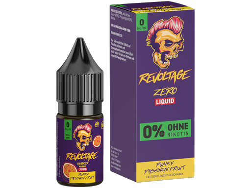 [REEL10PPF-0] Revoltage - Punky Passion Fruit - Hybrid Nikotinsalz Liquid 0 mg/ml