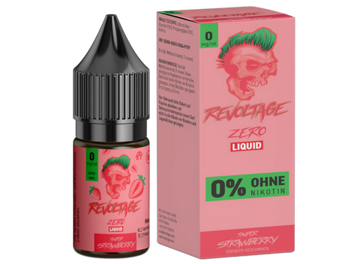 [REEL10SS-0] Revoltage - Super Strawberry - Hybrid Nikotinsalz Liquid 0 mg/ml