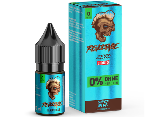 [REEL10TB-0] Revoltage - Tobacco Blue - Hybrid Nikotinsalz Liquid 0 mg/ml