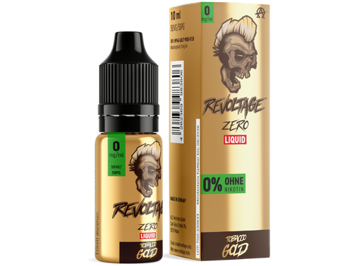 [REEL10TG-0] Revoltage - Tobacco Gold - Hybrid Nikotinsalz Liquid 0 mg/ml