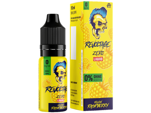 [REEL10YR-0-H] Revoltage - Yellow Raspberry - Hybrid Nikotinsalz Liquid 0 mg/ml 15er Packung