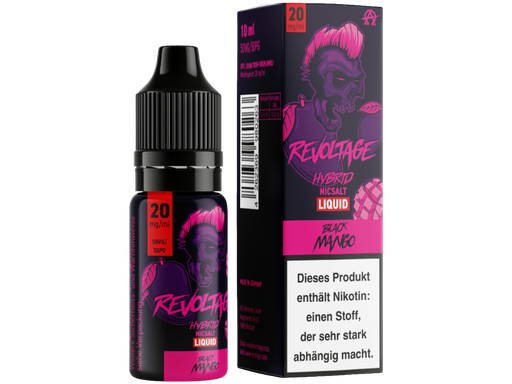 [REL10BM-20-H] Revoltage - Black Mango - Hybrid Nikotinsalz Liquid 20 mg/ml 15er Packung