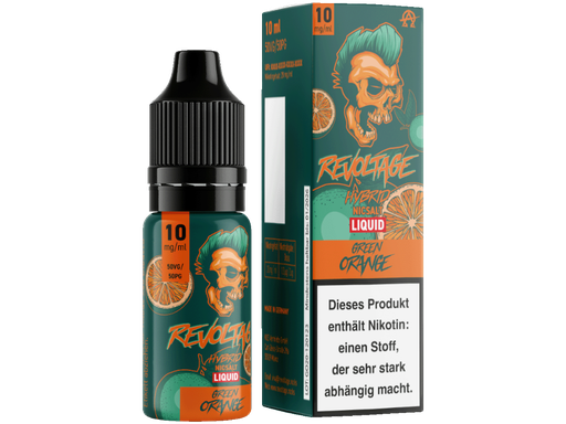 [REL10GO-10-H] Revoltage - Green Orange - Hybrid Nikotinsalz Liquid 10 mg/ml 15er Packung