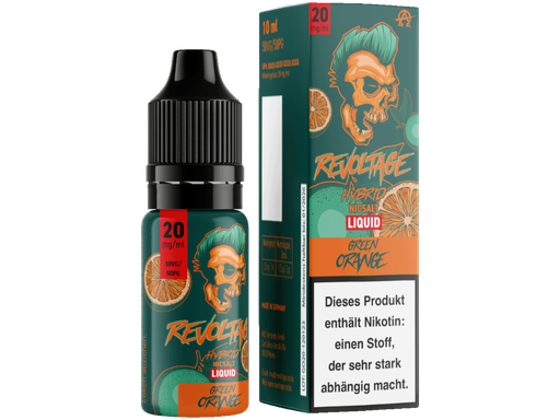 [REL10GO-20-H] Revoltage - Green Orange - Hybrid Nikotinsalz Liquid 20 mg/ml 15er Packung