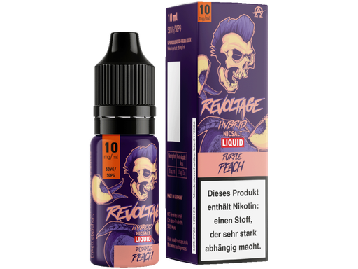 [REL10PP-10] Revoltage - Purple Peach - Hybrid Nikotinsalz Liquid 10 mg/ml