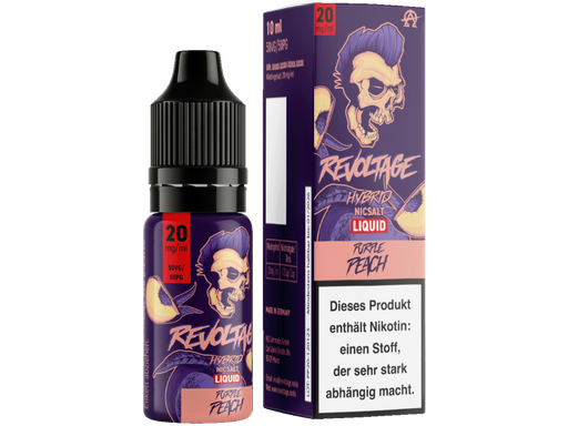 [REL10PP-20] Revoltage - Purple Peach - Hybrid Nikotinsalz Liquid 20 mg/ml