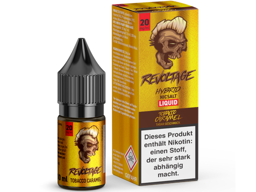 [REL10TC-20-H] Revoltage - Tobacco Caramel - Hybrid Nikotinsalz Liquid 20 mg/ml 15er Packung
