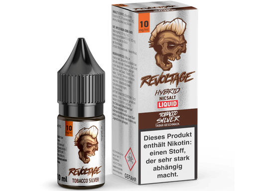 [REL10TS-10-H] Revoltage - Tobacco Silver - Hybrid Nikotinsalz Liquid 10 mg/ml 15er Packung